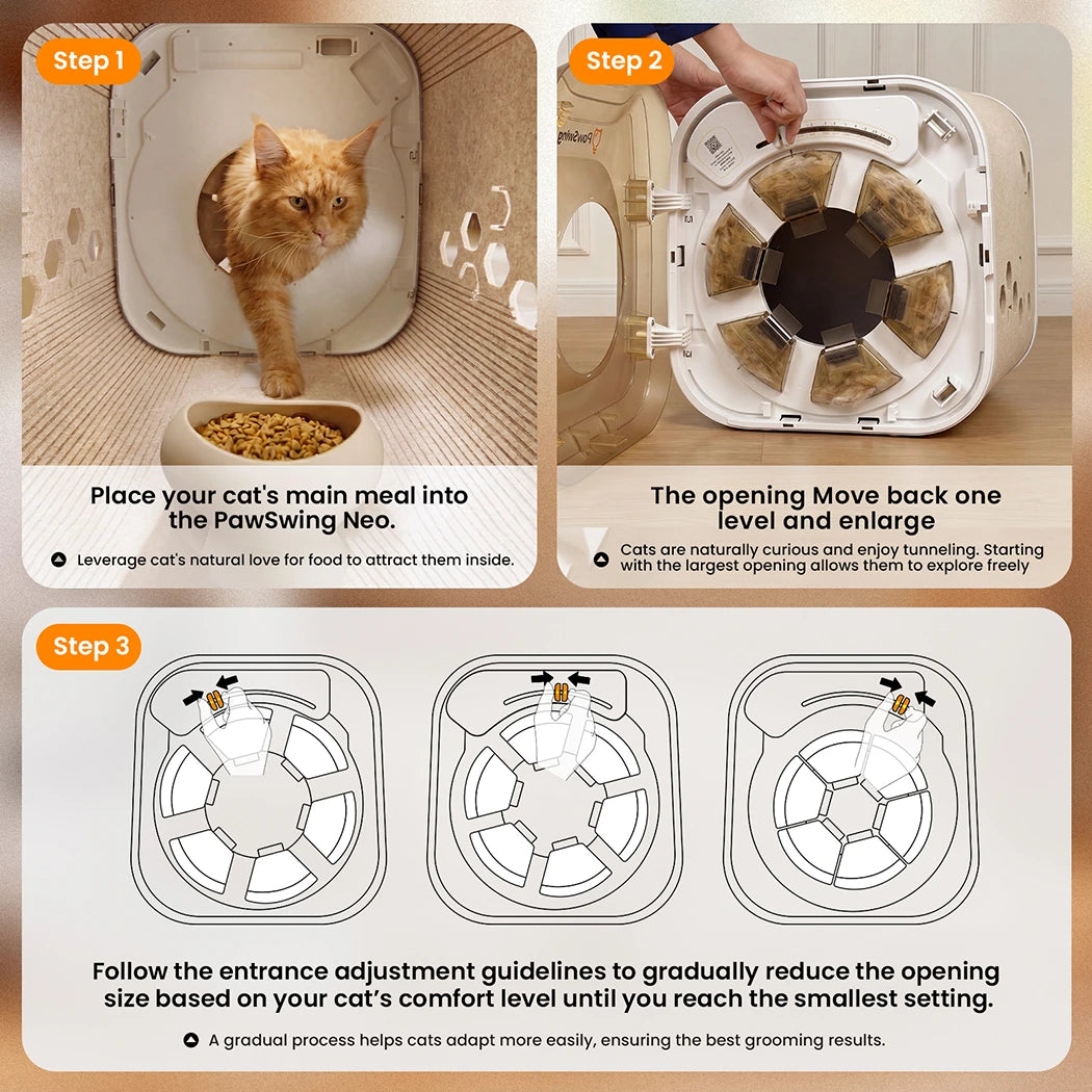 PawSwing Neo Self Grooming Cat House