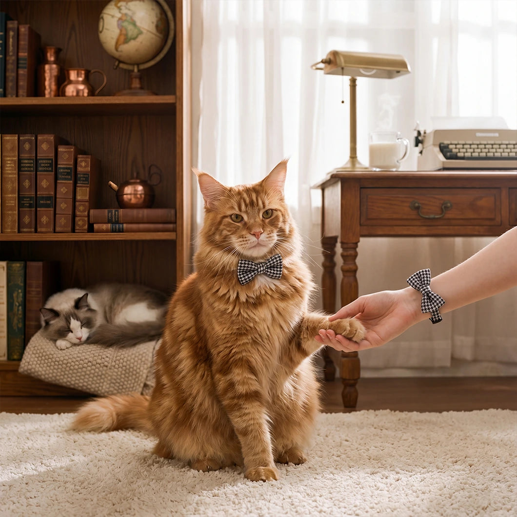 Cat Bow Tie Collar - Mother’s Day Gift