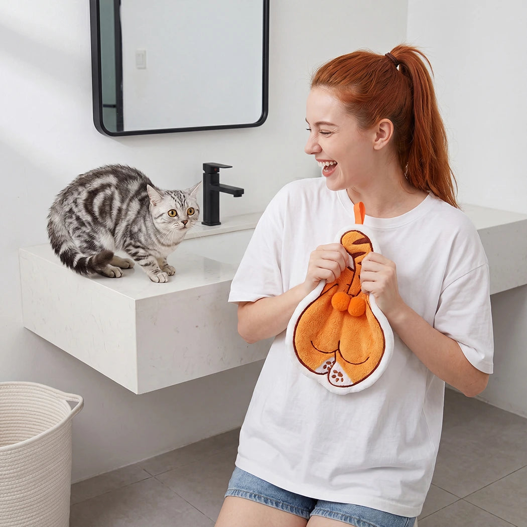 Cat Booty Towel