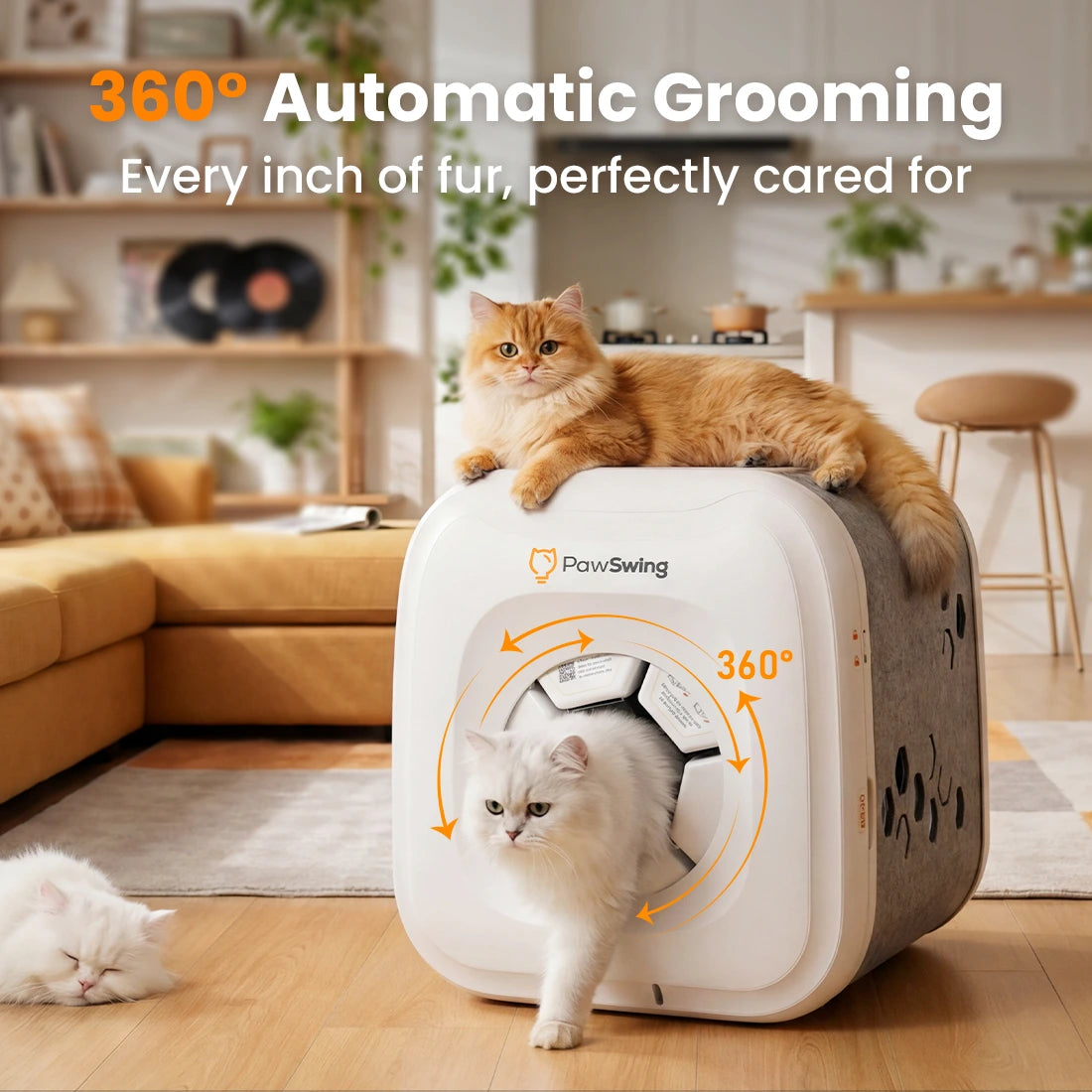PawSwing Neo Self Grooming Cat House