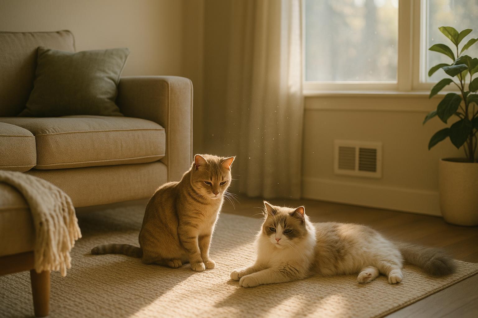 Do Indoor Cats Shed Less? Lighting, Temperature, and HVAC Factors