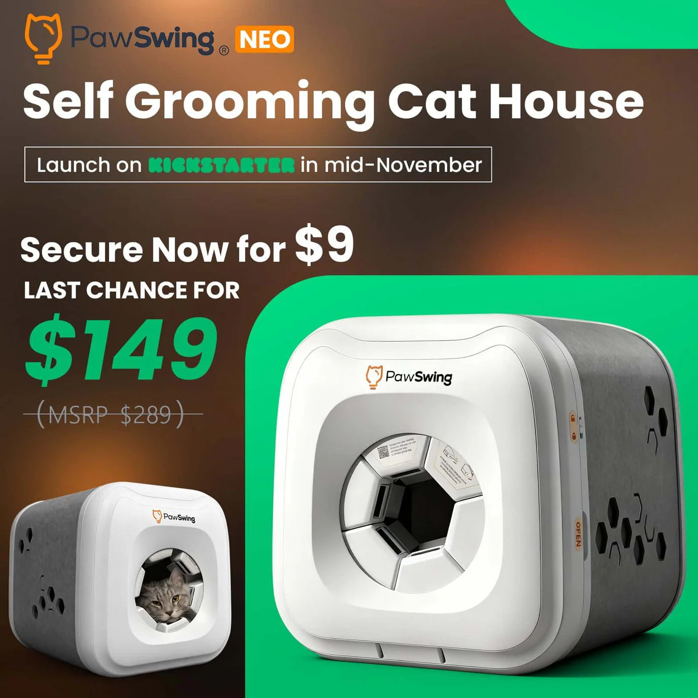 Purchase PawSwing Neo Prepaid Deposit Made Simple for Everyone