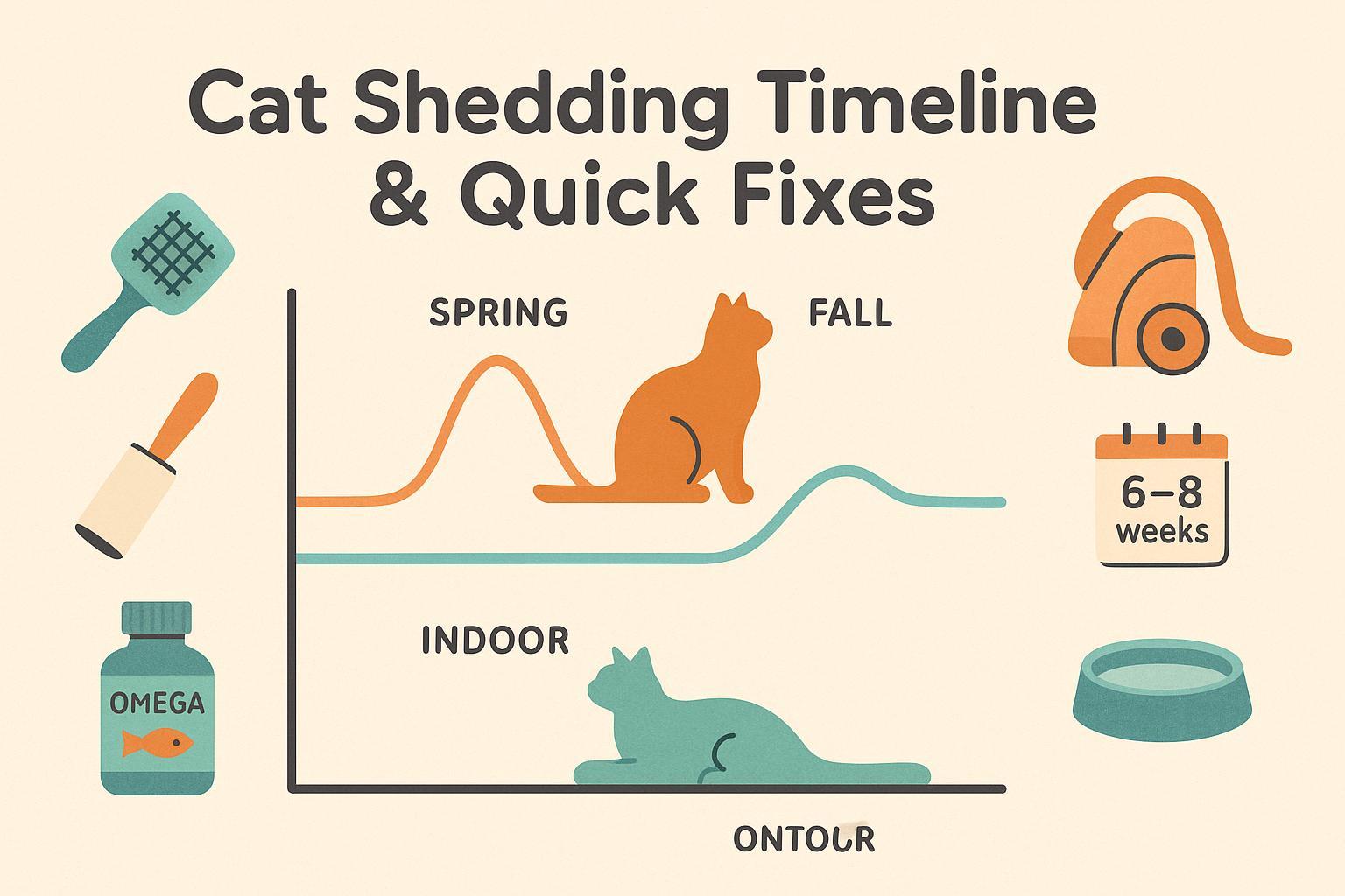 How Long Does Cat Shedding Last in 2025? Timeline and Quick Fixes