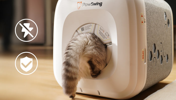 PawSwing Neo - Self Grooming Cat House 6c2a96e411359e43798fd2e5a73a8a61