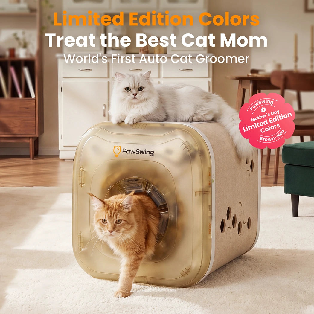 PawSwing Neo Self Grooming Cat House