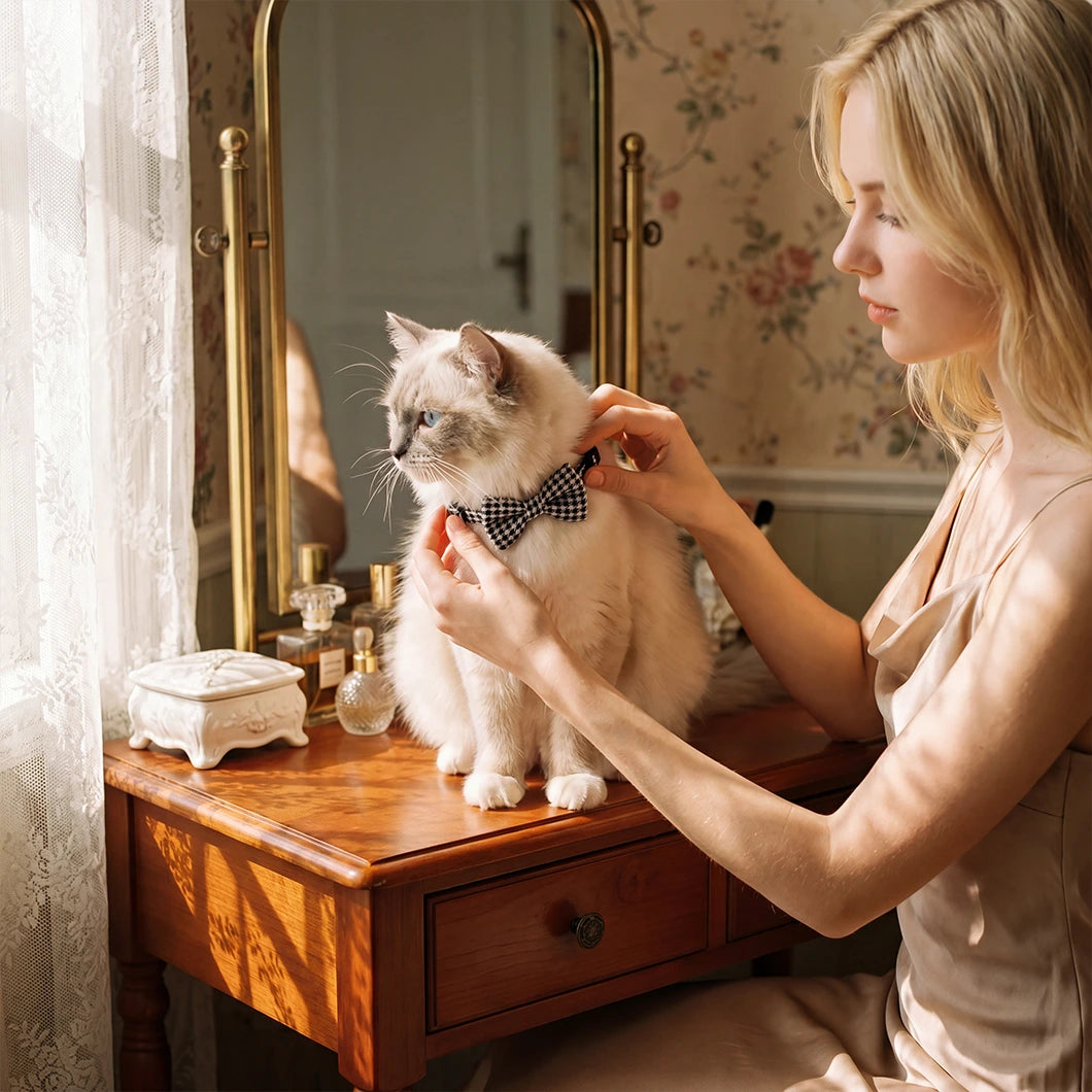Cat Bow Tie Collar - Mother’s Day Gift